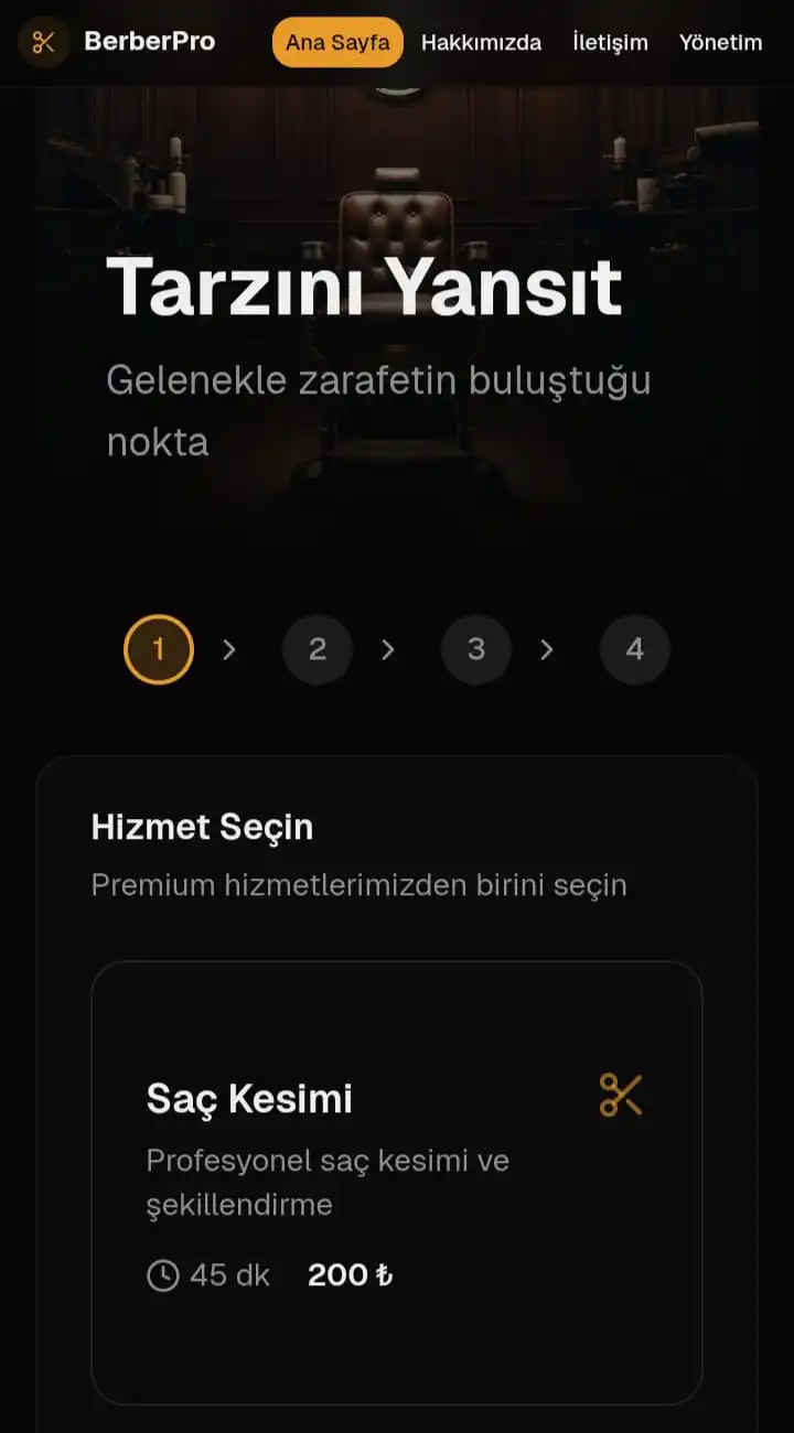 Berber & Kuaför - Hero