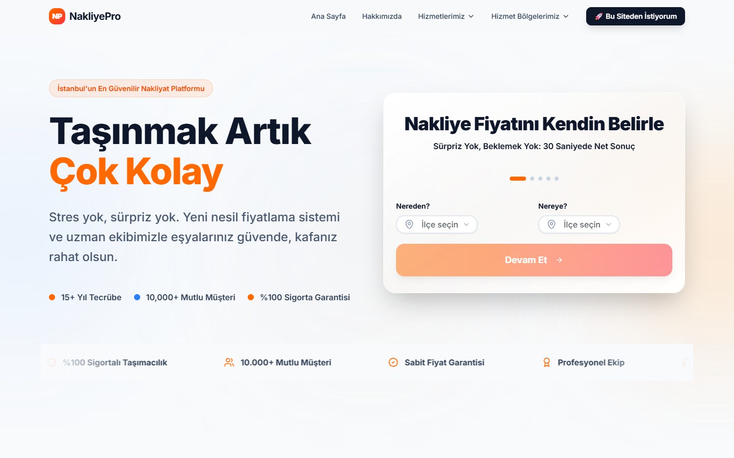 Nakliye & Lojistik Konsepti